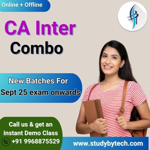 CA Inter Combo May 25/ Sep 25