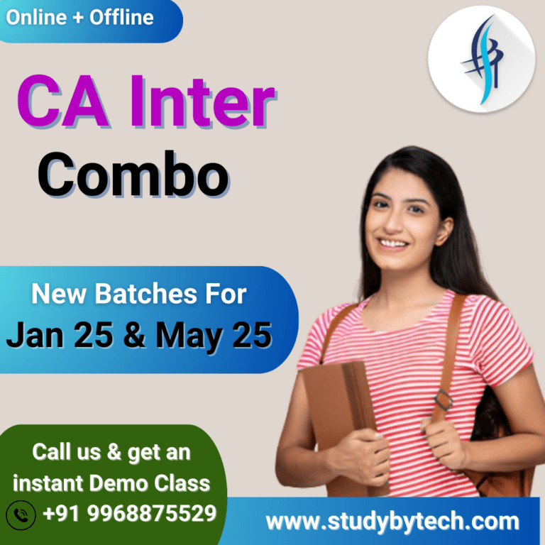 CA Inter Combo Jan 25/ May 25