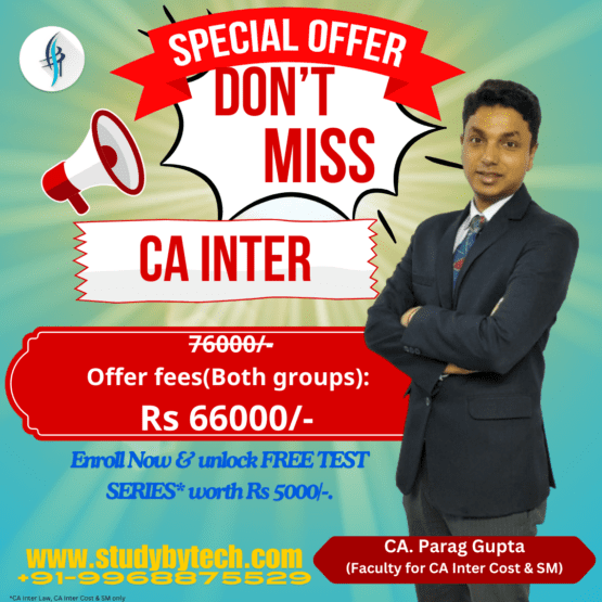 CA Inter Classes offer