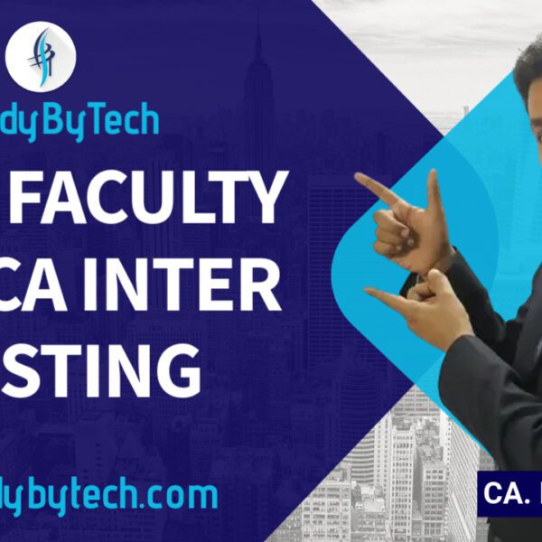 CA INTER COSTING BEST FACULTY - CA Parag Gupta Sir