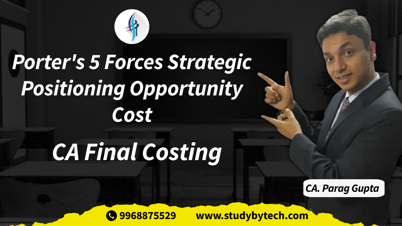 Parag Gupta Porter’s 5 Forces Strategic Positioning Opportunity Cost