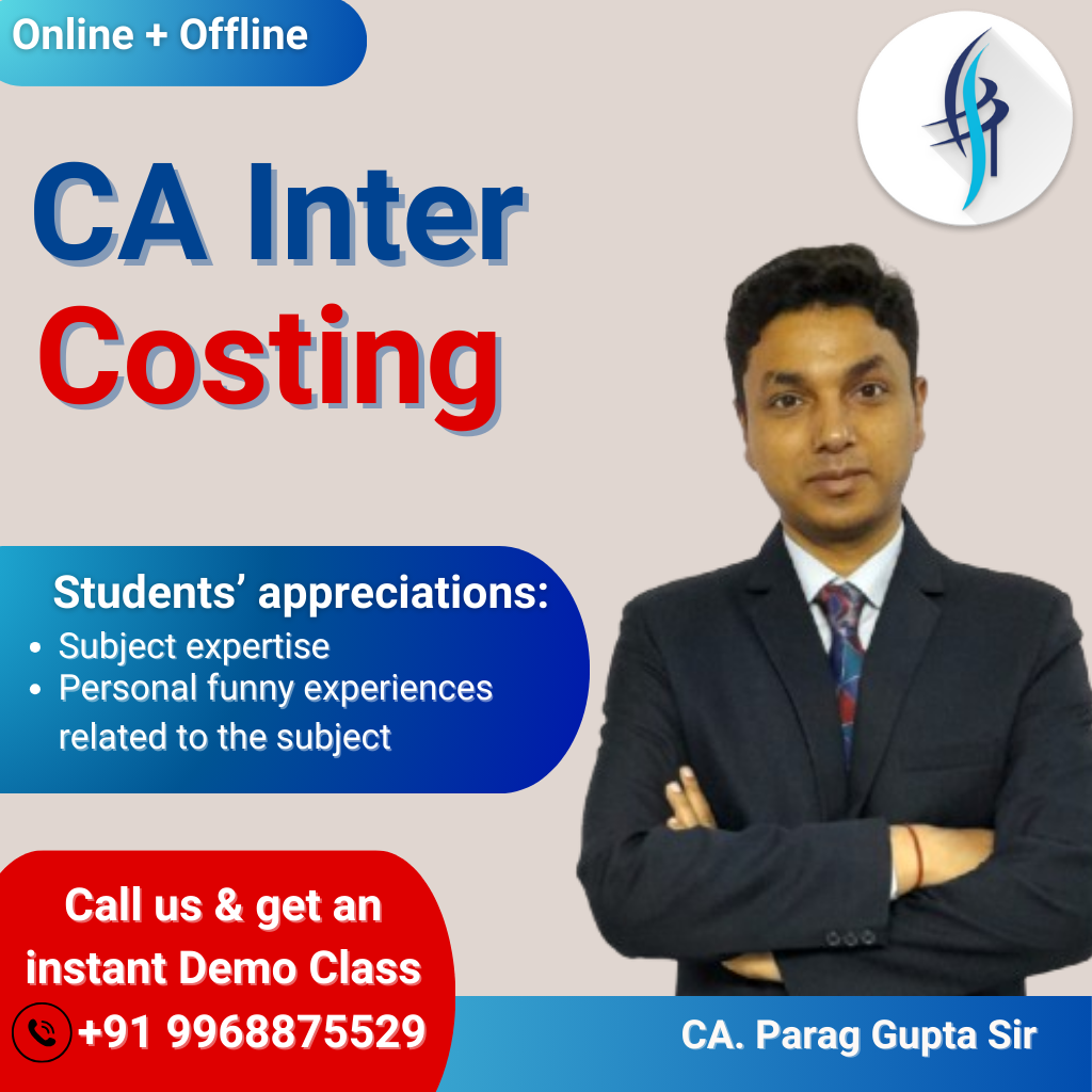 ca inter costing by CA. Parag Gupta sir