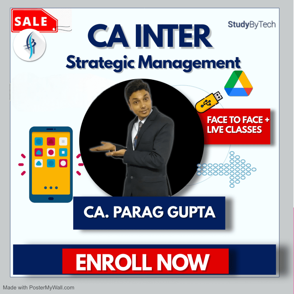 CA Inter SM classes CA Parag Gupta sir