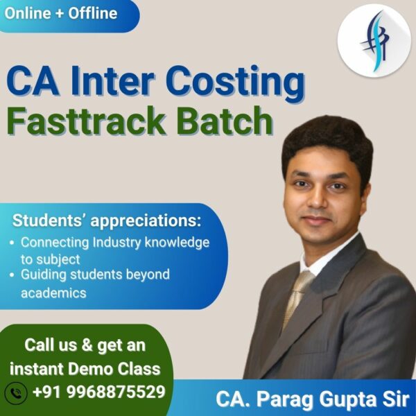 ca inter costing by CA Parag Gupta sir