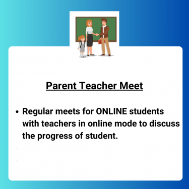 StudyByTech CA classes provides regular Parent Teacher meets for CA students